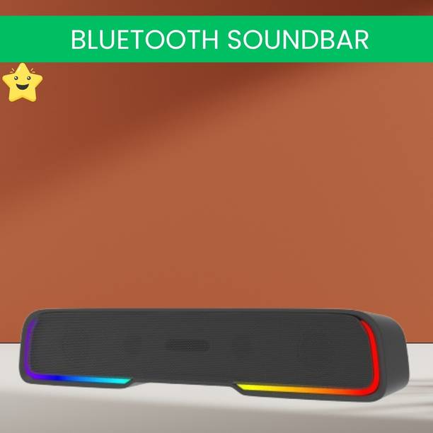 SACRO AudioBar (PORTABLE HOME THEATER SOUNDBAR)Dynamic Thunder Sound With RGBLightQ109 25 W Bluetooth Soundbar