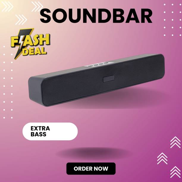 Clairbell Bluetooth Soundbar Speaker 12Hrs Playback, HD Stereo for Phone/PC/TV/Laptopi47 20 W Bluetooth Soundbar