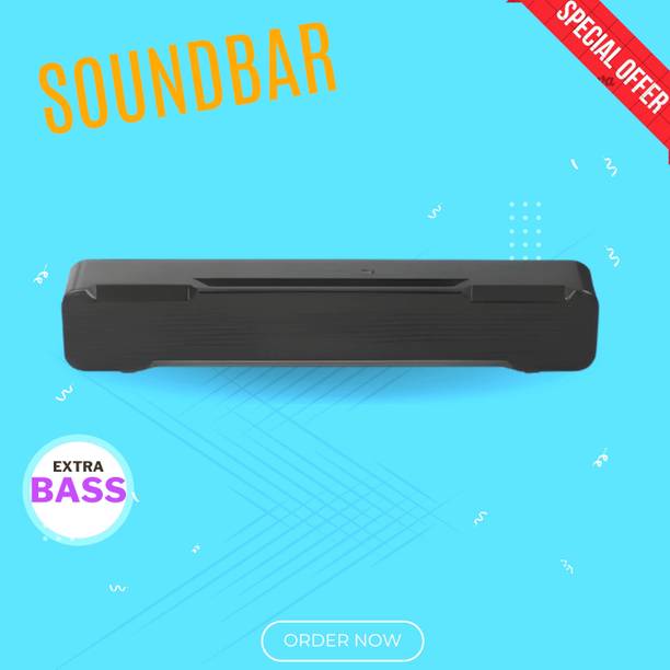 Clairbell Bluetooth Soundbar Speaker With 12H Playback HD Stereo for Phone/PC/TV/Laptop94 20 W Bluetooth Soundbar