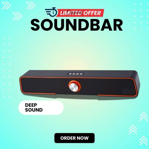 Clairbell 10W Bluetooth Soundbar with 4 Hours Wireless Playback Bluetooth SpeakersTY518 10 W Bluetooth Soundbar