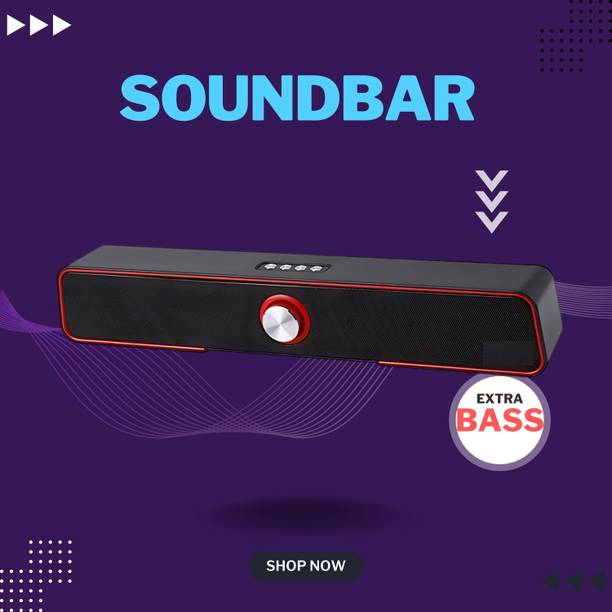 Clairbell 10W Bluetooth Soundbar with 4 Hours Wireless Playback Bluetooth SpeakersTY241 10 W Bluetooth Soundbar