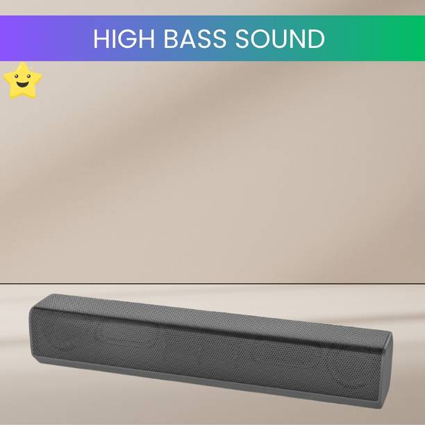 SACRO Music Bar (PORTABLE HOME THETER SOUNDBAR)With Stereo Sound & 1200mAh BatteryE146 20 W Bluetooth Soundbar