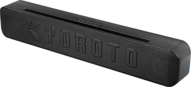 YOROTO Wireless Superior Sound bar with Ear-Shaking Sound & Thunder Powerful Bass 20 W Bluetooth Soundbar