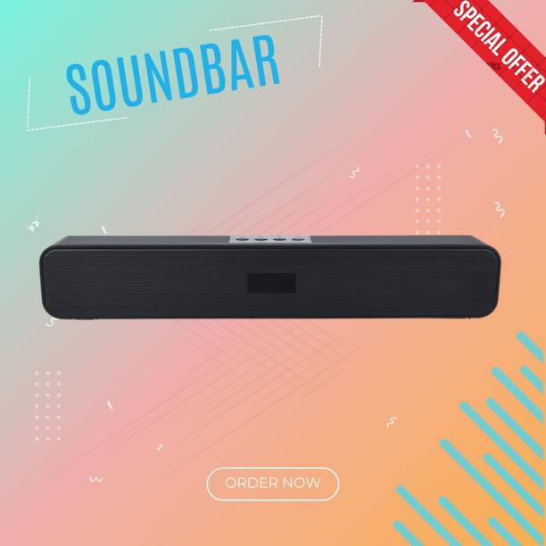 GUGGU 20W Bluetooth Soundbar with 4 Hours Wireless PlayTime Bluetooth Speakerso0279 20 W Bluetooth Soundbar