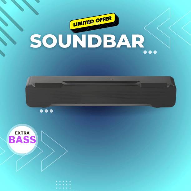 FRONY Bluetooth Soundbar Speaker With 12H Playback HD Stereo for Phone/PC/TV/Laptop50 20 W Bluetooth Soundbar