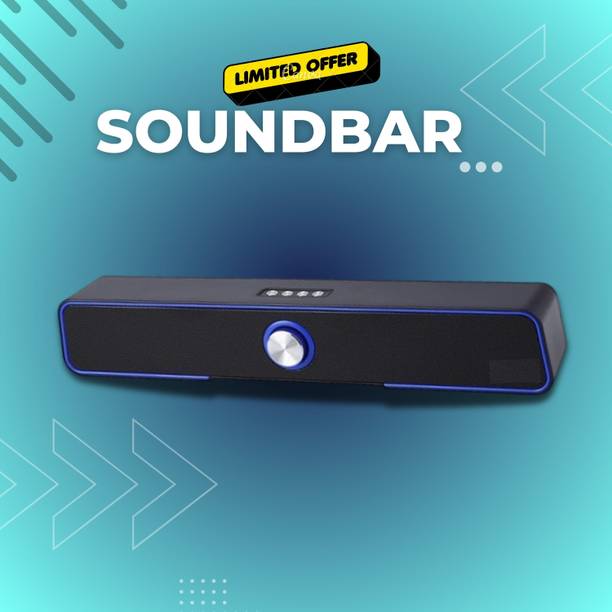 GUGGU 10W Bluetooth Soundbar with 4 Hours Wireless Playback Bluetooth SpeakersER537 10 W Bluetooth Soundbar