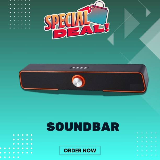 GUGGU 10W Bluetooth Soundbar with 4 Hours Wireless Playback Bluetooth SpeakersER613 10 W Bluetooth Soundbar
