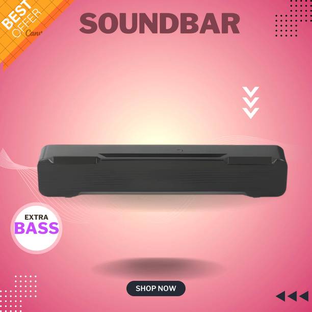 Clairbell Bluetooth Soundbar Speaker With 12H Playback HD Stereo for Phone/PC/TV/Laptop139 20 W Bluetooth Soundbar