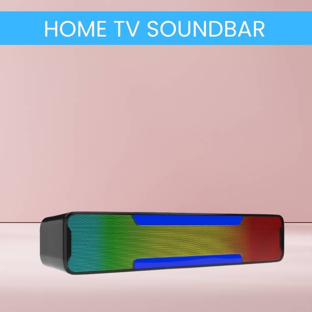 GUGGU Megabar (PORTABLE HOME TV SOUNDBAR) Dynamic Thunder Sound With RGB LightYH472 20 W Bluetooth Soundbar