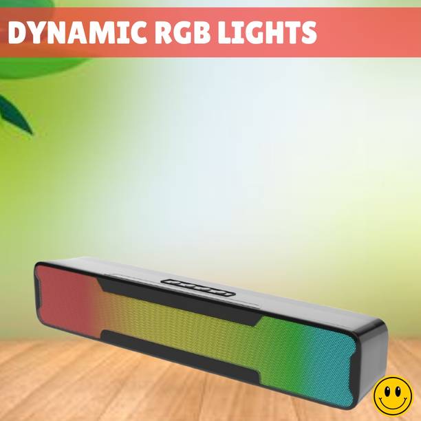 Clairbell Megabar (PORTABLE HOME TV SOUNDBAR) Dynamic Thunder Sound With RGB LightT192 20 W Bluetooth Soundbar