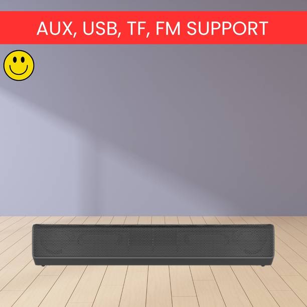 GUGGU Music Bar (PORTABLE HOME THETER SOUNDBAR)With Stereo Sound & 1200mAh BatteryJ9 20 W Bluetooth Soundbar