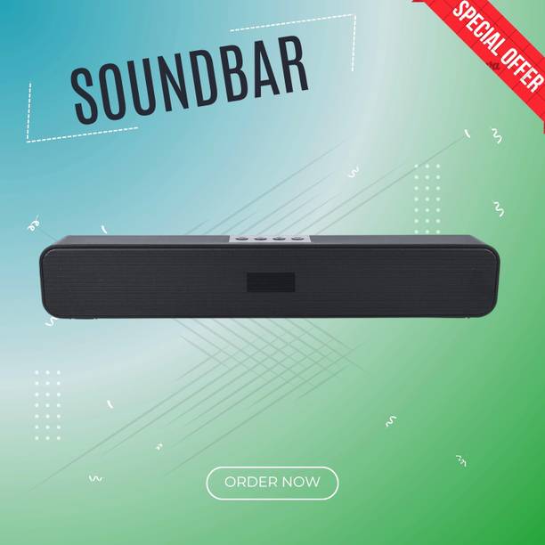 Clairbell 20W Bluetooth Soundbar with 4 Hours Wireless PlayTime Bluetooth Speakers2G87 20 W Bluetooth Soundbar