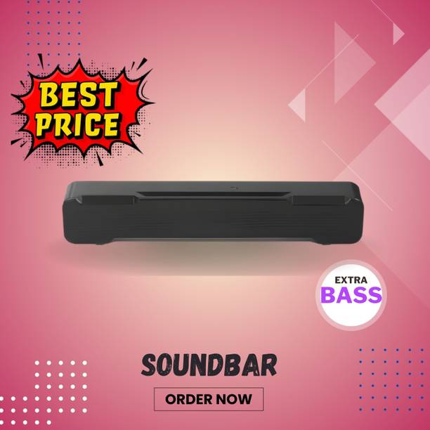 Clairbell Bluetooth Soundbar Speaker With 12H Playback HD Stereo for Phone/PC/TV/Laptop264 20 W Bluetooth Soundbar