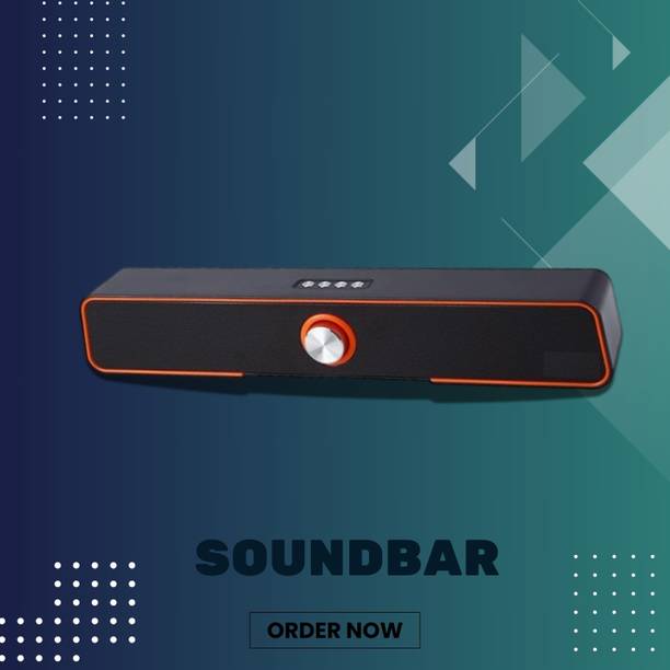 GUGGU 10W Bluetooth Soundbar with 4 Hours Wireless Playback Bluetooth SpeakersER366 10 W Bluetooth Soundbar