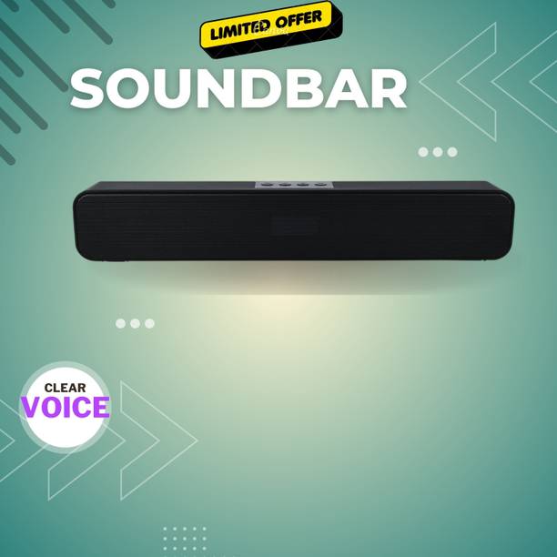 Clairbell Bluetooth Soundbar Speaker 12Hrs Playback, HD Stereo for Phone/PC/TV/Laptopi343 20 W Bluetooth Soundbar