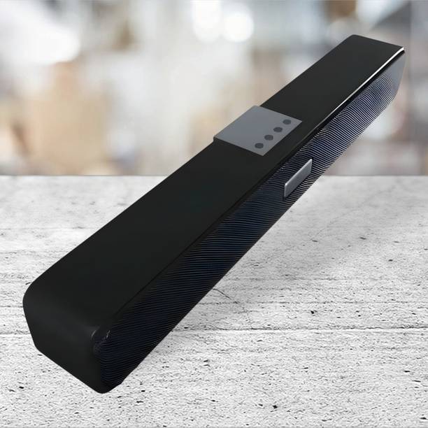 AIZINA Portable Home TV SOUNDBAR Dynamic Thunder Sound 2400mAh Battery 10 W Speaker_GU 10 W Bluetooth Soundbar