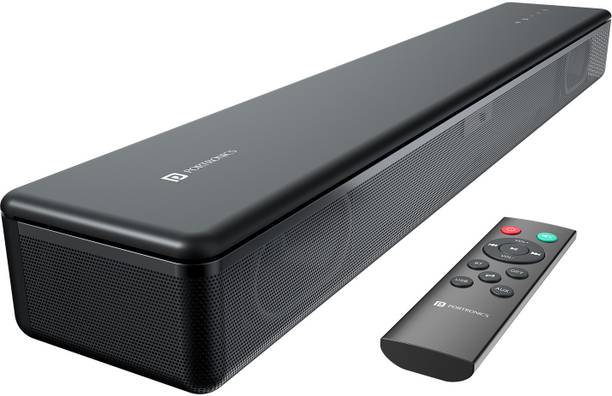 Portronics Sound Slick 8 80W Touch Control Bluetooth Soundbar,Surround Sound With Remote 80 W Bluetooth Soundbar