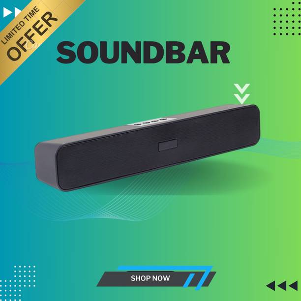 Clairbell Bluetooth Soundbar Speaker 12Hrs Playback, HD Stereo for Phone/PC/TV/Laptopi54 20 W Bluetooth Soundbar