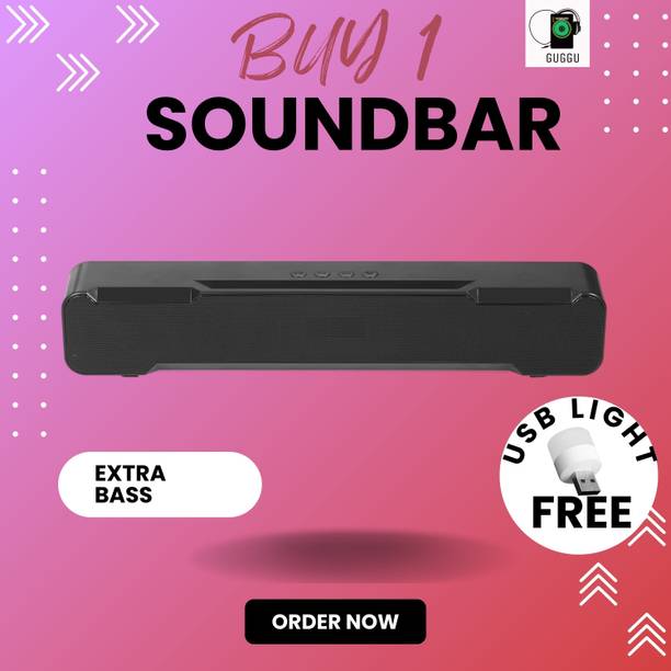 FRONY 20W Bluetooth Soundbar with 4 Hours Wireless Playback Bluetooth SpeakersPA364 20 W Bluetooth Soundbar