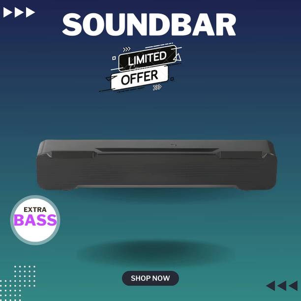 FRONY Bluetooth Soundbar Speaker With 12H Playback HD Stereo for Phone/PC/TV/Laptop154 20 W Bluetooth Soundbar