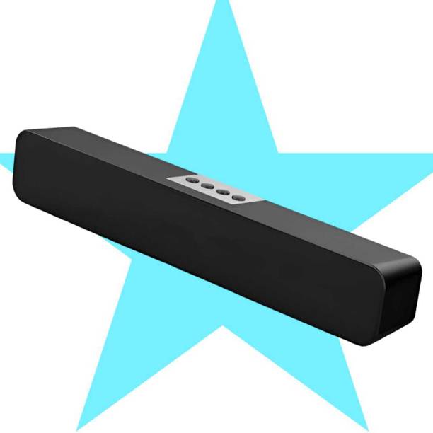 Bxeno 8Hours Playtime Wireless with Aux,USB,Sd Crad,FMRadio And 10 W Bluetooth Soundbar