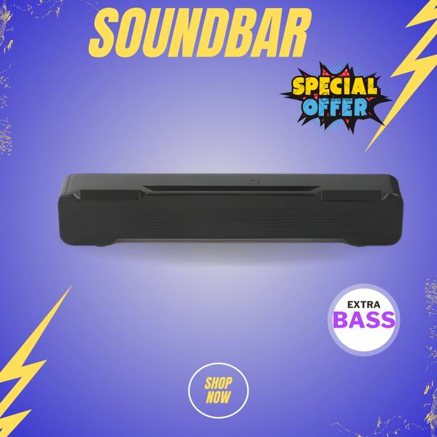 Clairbell Bluetooth Soundbar Speaker With 12H Playback HD Stereo for Phone/PC/TV/Laptop345 20 W Bluetooth Soundbar