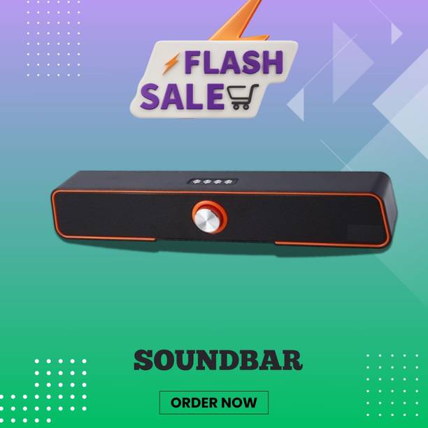 Clairbell 10W Bluetooth Soundbar with 4 Hours Wireless Playback Bluetooth SpeakersTY536 10 W Bluetooth Soundbar