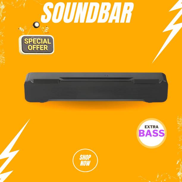 FRONY Bluetooth Soundbar Speaker With 12H Playback HD Stereo for Phone/PC/TV/Laptop19 20 W Bluetooth Soundbar