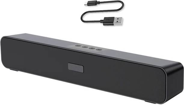 ZSIV Wireless Soundbar BOXO Bar Dynamic Bass Indoor, 20H Battery, HD Audio 16 W Bluetooth Soundbar