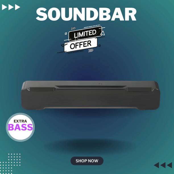 Clairbell Bluetooth Soundbar Speaker With 12H Playback HD Stereo for Phone/PC/TV/Laptop153 20 W Bluetooth Soundbar