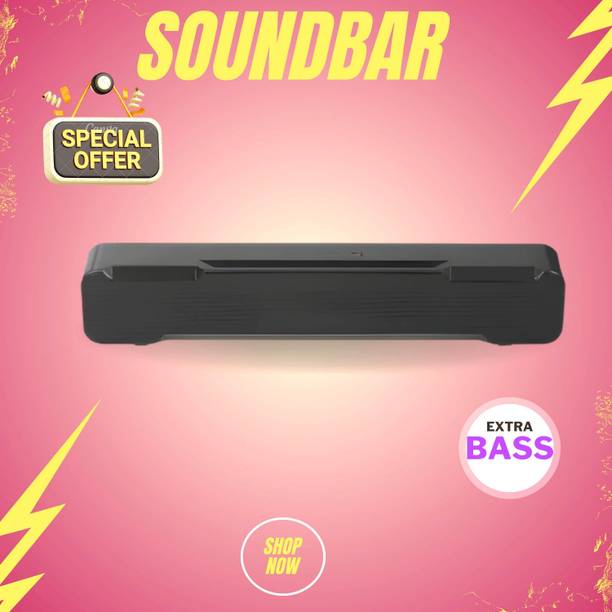 Clairbell Bluetooth Soundbar Speaker With 12H Playback HD Stereo for Phone/PC/TV/Laptop16 20 W Bluetooth Soundbar