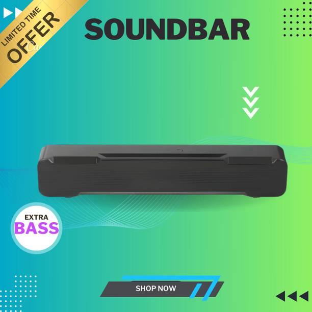 Clairbell Bluetooth Soundbar Speaker With 12H Playback HD Stereo for Phone/PC/TV/Laptop173 20 W Bluetooth Soundbar