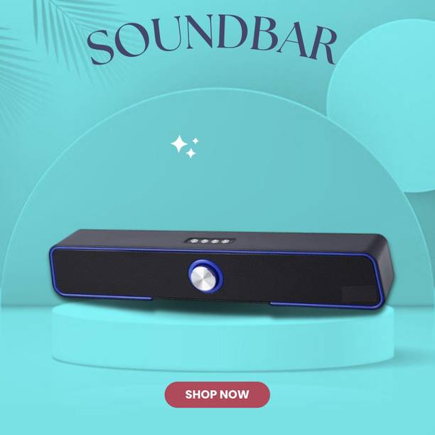 Clairbell 10W Bluetooth Soundbar with 4 Hours Wireless Playback Bluetooth SpeakersTY414 10 W Bluetooth Soundbar