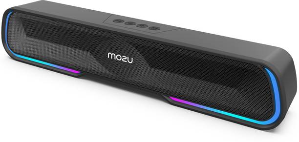 Mozu Bassmore S1 |RGB|TWS Function|1.5M Aux Cable| 16 W Bluetooth Soundbar
