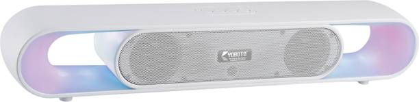 YOROTO Wireless Bluetooth Sound Bar with RGB Lights, Superior Sound, Ultra Rich Bass 20 W Bluetooth Soundbar