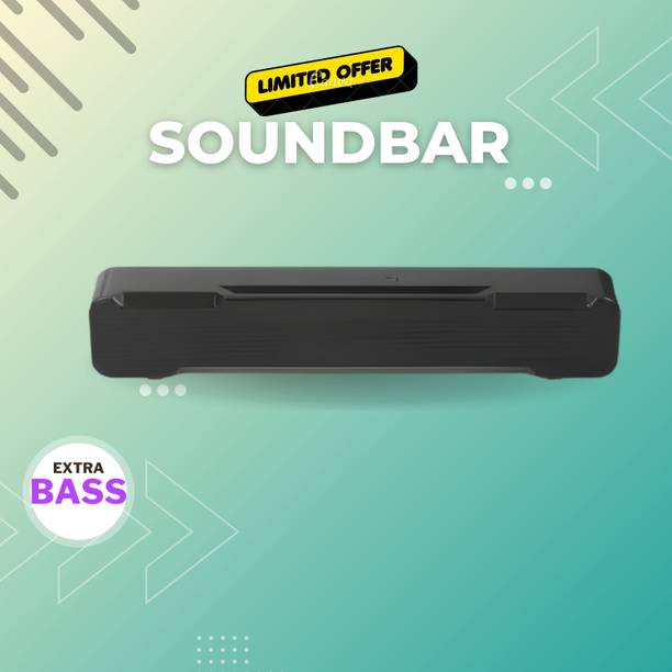 Clairbell Bluetooth Soundbar Speaker With 12H Playback HD Stereo for Phone/PC/TV/Laptop324 20 W Bluetooth Soundbar