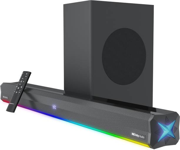 ZEBRONICS Juke Bar 900 Dolby Audio with Wireless Subwoofer,RGB LED Light 360 W Bluetooth Soundbar