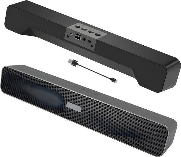 RZW ireless Bluetooth Soundbar with Upto 8Hours Playback Sound, Bass Mode-10 20 W Bluetooth Soundbar