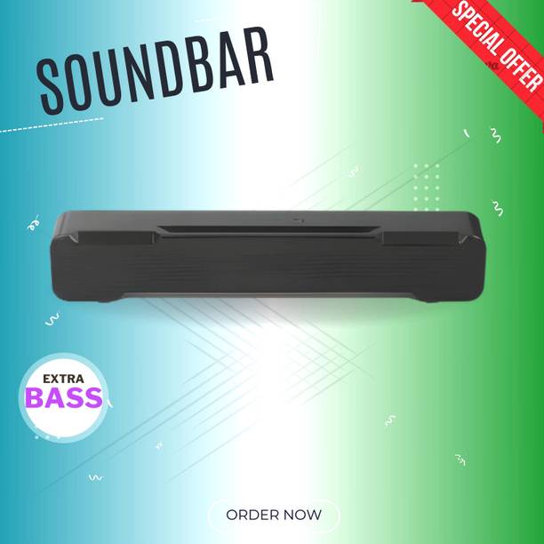 FRONY Bluetooth Soundbar Speaker With 12H Playback HD Stereo for Phone/PC/TV/Laptop86 20 W Bluetooth Soundbar