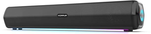 HOPPUP X1 with BTv5.3, RGB LEDS, TWS Function & 2 Full Range Drivers 24 W Bluetooth Soundbar