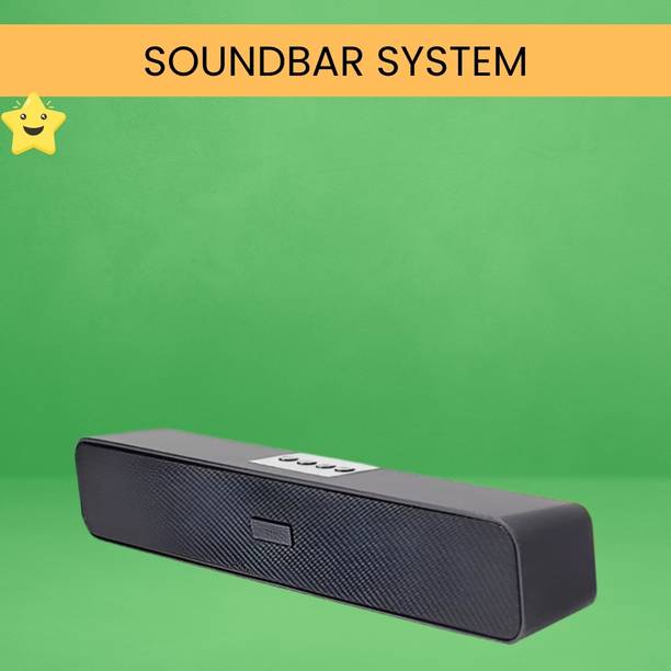GUGGU E91 (PORTABLE HOME THEATER SOUNDBAR) Crydtal Sound Support SD Card/Aux/USBE311 20 W Bluetooth Soundbar