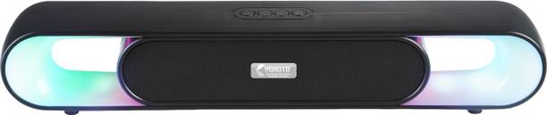 YOROTO Wireless Bluetooth Sound Bar with RGB Lights, Superior Sound, Ultra Rich Bass 20 W Bluetooth Soundbar