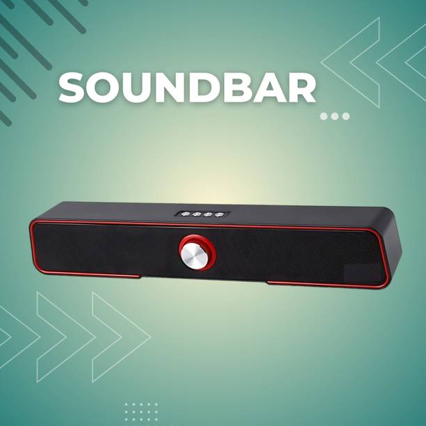 GUGGU 10W Bluetooth Soundbar with 4 Hours Wireless Playback Bluetooth SpeakersER174 10 W Bluetooth Soundbar