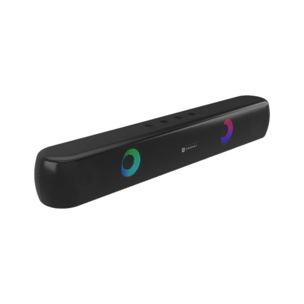 Portronics 21 10W Wireless Bluetooth Soundbar with LED Light, TWS Function, Mic, FM 10 W Bluetooth Soundbar