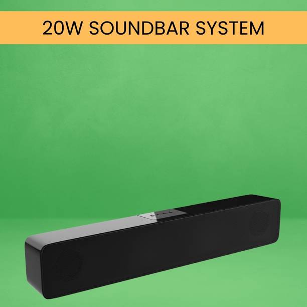 FRONY Bluetooth (PORTABLE HOME THEATER SOUNDBAR) Crystal Clear Sound, 5H. PaytimeA118 20 W Bluetooth Soundbar