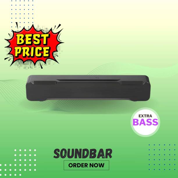Clairbell Bluetooth Soundbar Speaker With 12H Playback HD Stereo for Phone/PC/TV/Laptop210 20 W Bluetooth Soundbar