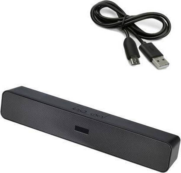 Soroo Future Soundbar with 10W RMS, 2200mAh Battery, Upto 5 Hrs Playtime Aux/USB Port 10 W Bluetooth Soundbar