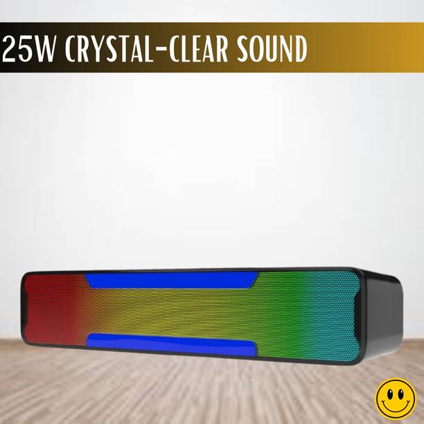 FRONY Megabar (PORTABLE HOME TV SOUNDBAR) Dynamic Thunder Sound With RGB LightC258 20 W Bluetooth Soundbar