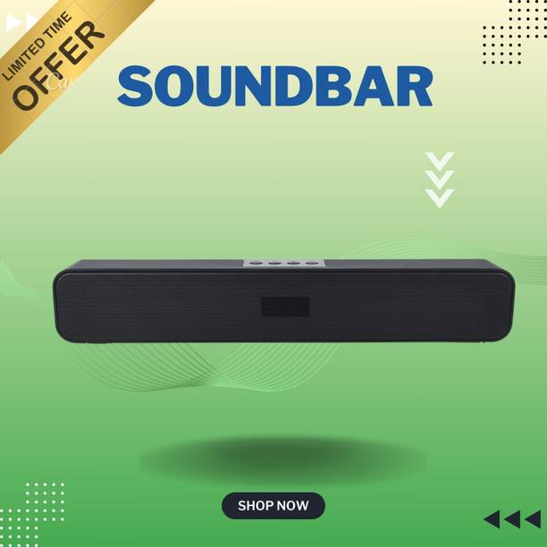 Clairbell 20W Bluetooth Soundbar with 4 Hours Wireless PlayTime Bluetooth Speakers2G447 20 W Bluetooth Soundbar