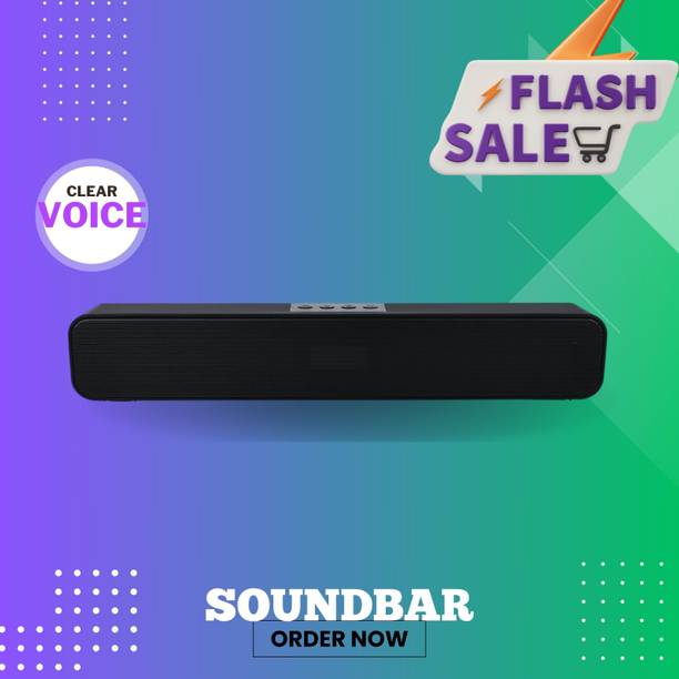 FRONY Bluetooth Soundbar Speaker 12Hrs Playback, HD Stereo for Phone/PC/TV/Laptopi506 20 W Bluetooth Soundbar